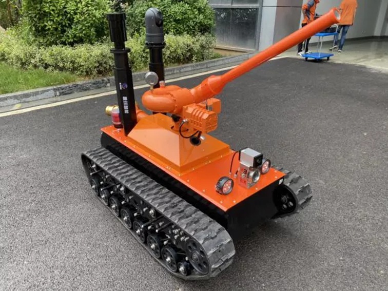 【新品發布】有了干粉滅火機器人，滅了它:電力管廊火災