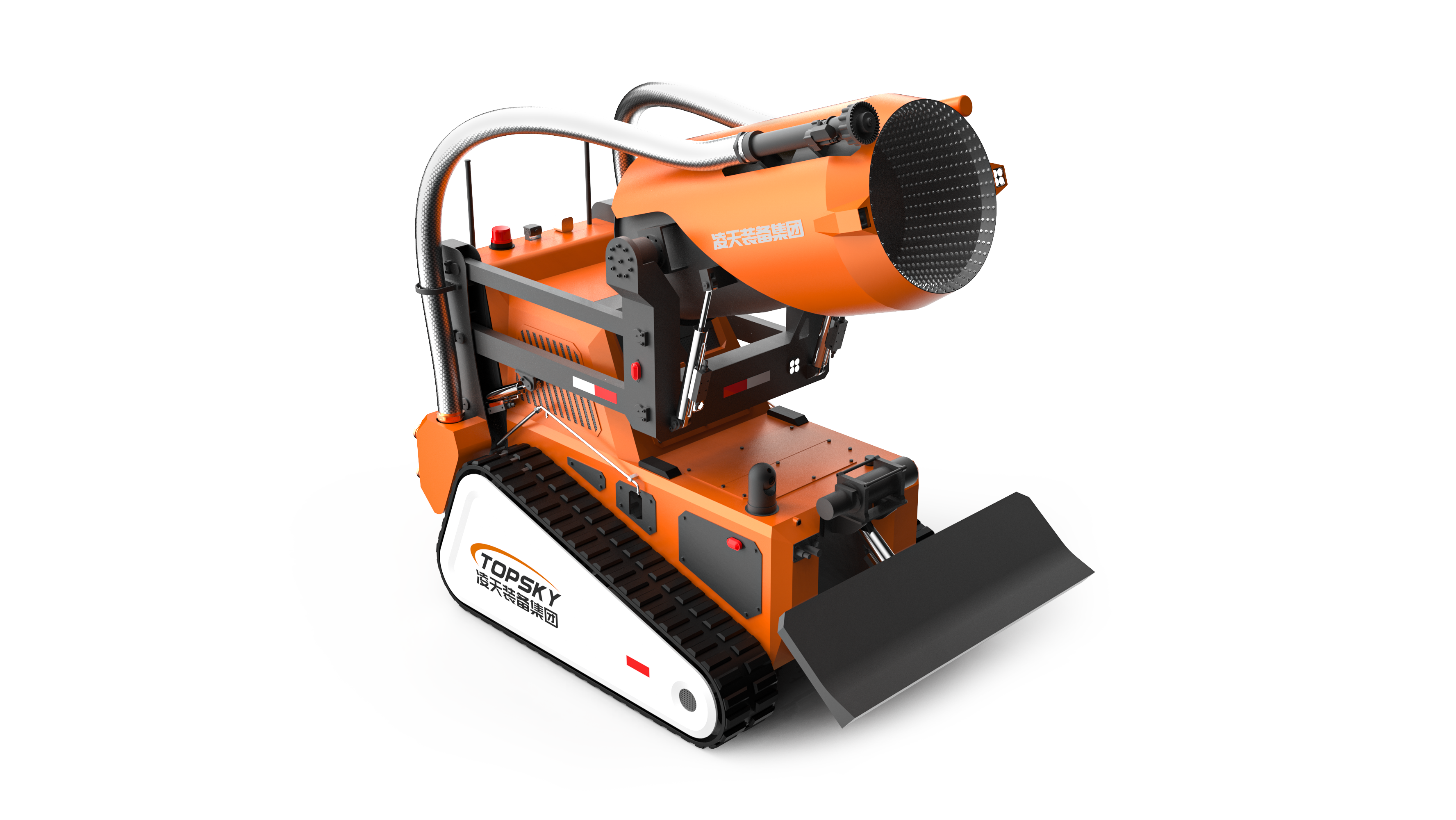 消防排煙滅火機(jī)器人 （油動(dòng)液壓、80國產(chǎn)消防水炮）